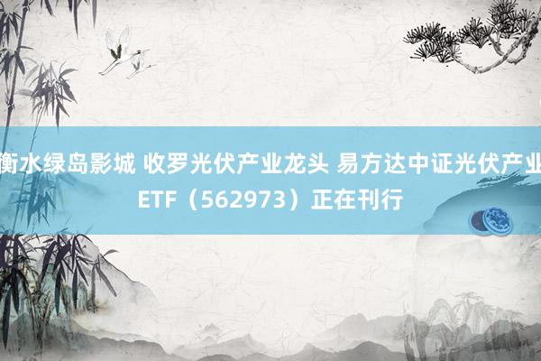 衡水绿岛影城 收罗光伏产业龙头 易方达中证光伏产业ETF（562973）正在刊行