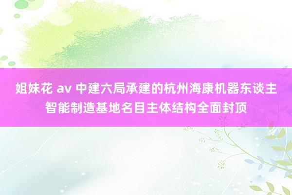 姐妹花 av 中建六局承建的杭州海康机器东谈主智能制造基地名目主体结构全面封顶