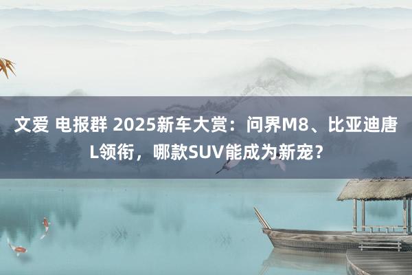 文爱 电报群 2025新车大赏：问界M8、比亚迪唐L领衔，哪款SUV能成为新宠？